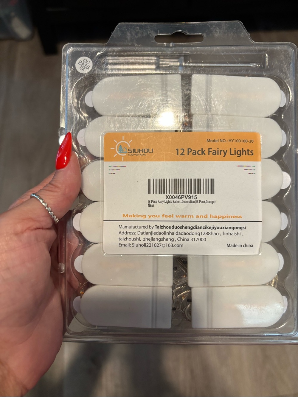 Siuholi Fairy Light Packs 12 count 7ft long